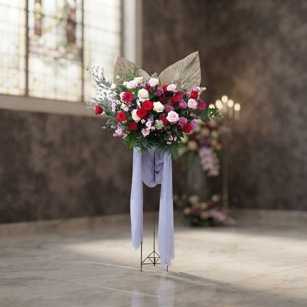 Congratulations, Standing Flower, Premium