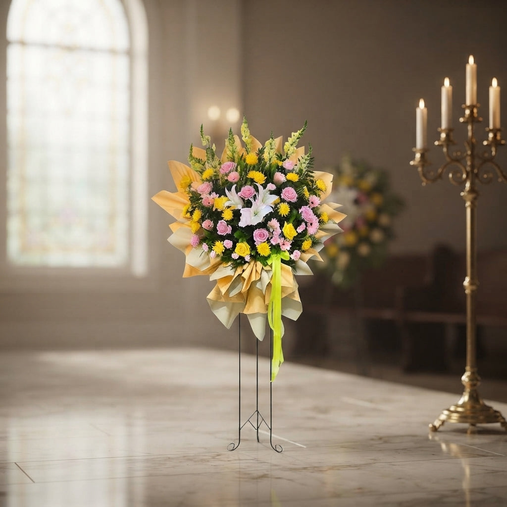 Standing Flower, Elegan, Yellow