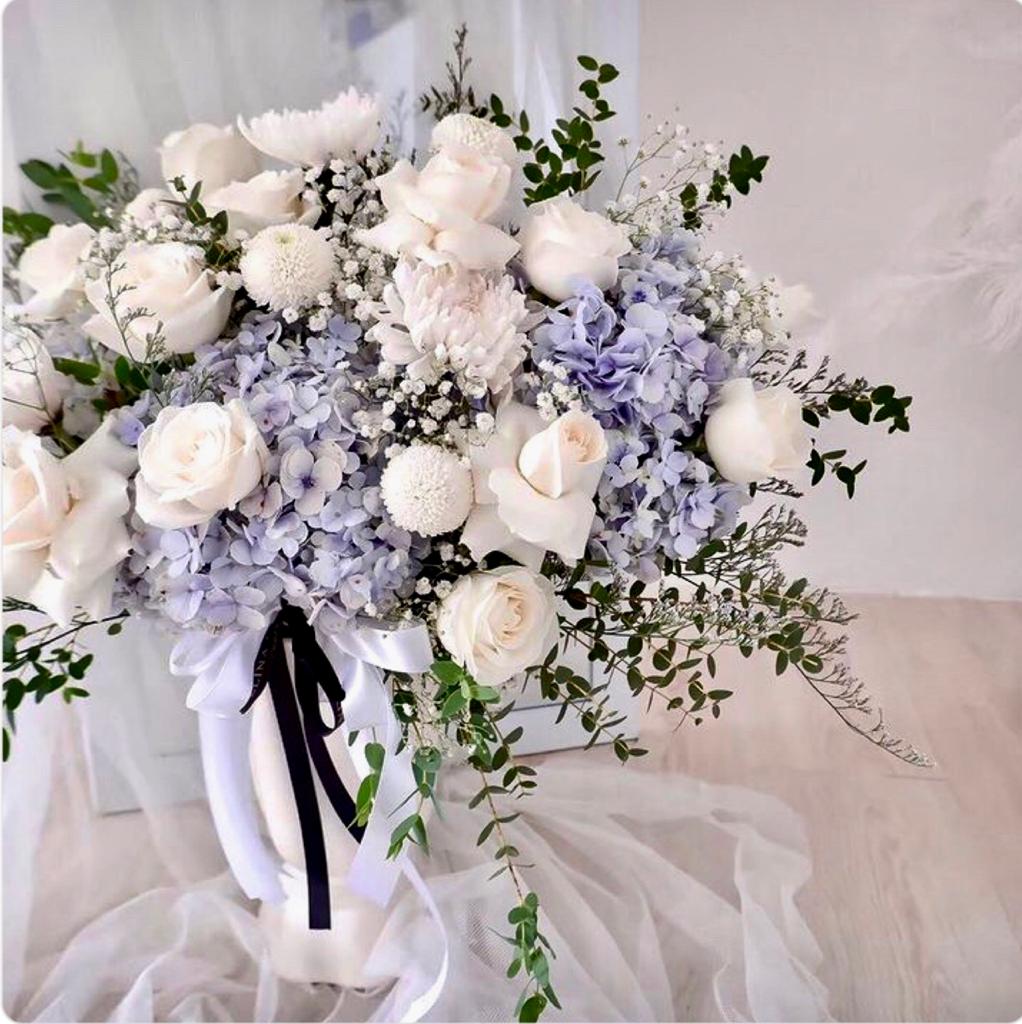 Vase, Hydrangea, Elegan