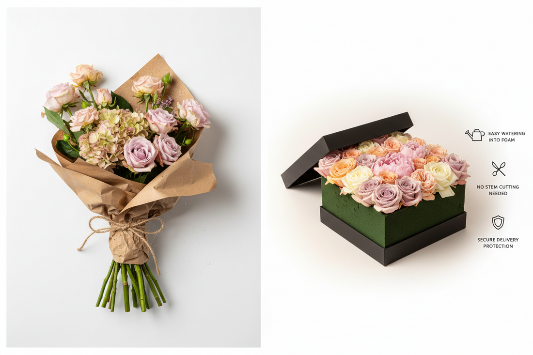 perbedaan-bloom-box-dengan-buket-bunga