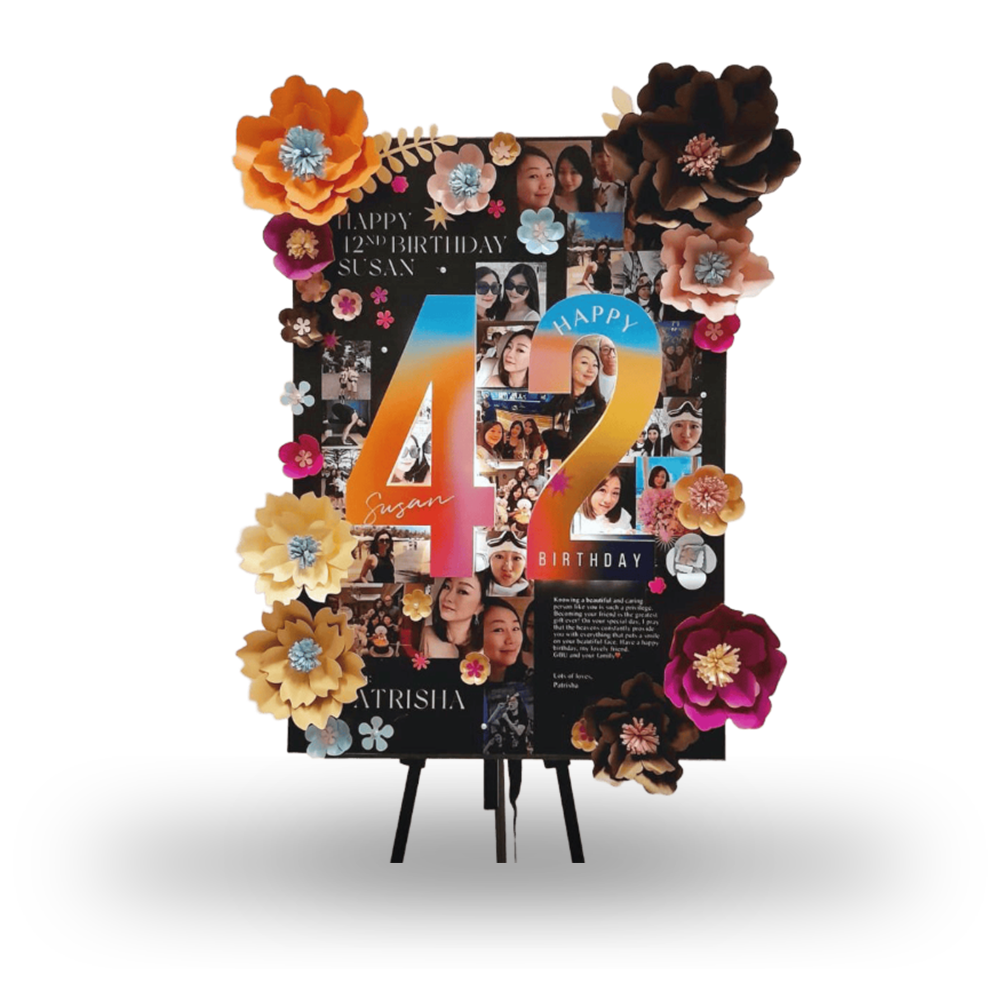 Papan Bunga, Birthday, Premium