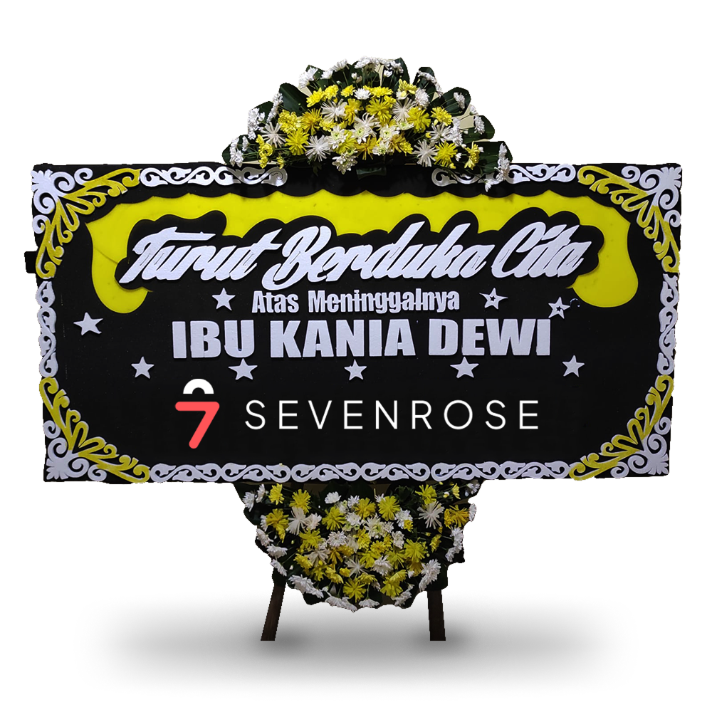 Papan Bunga, Duka Cita, Black