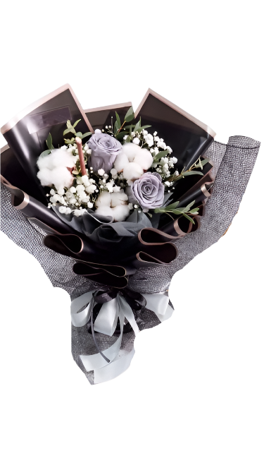 Bouquet Flower, Buket Bunga, Baby Breath, Valentine, Graduation