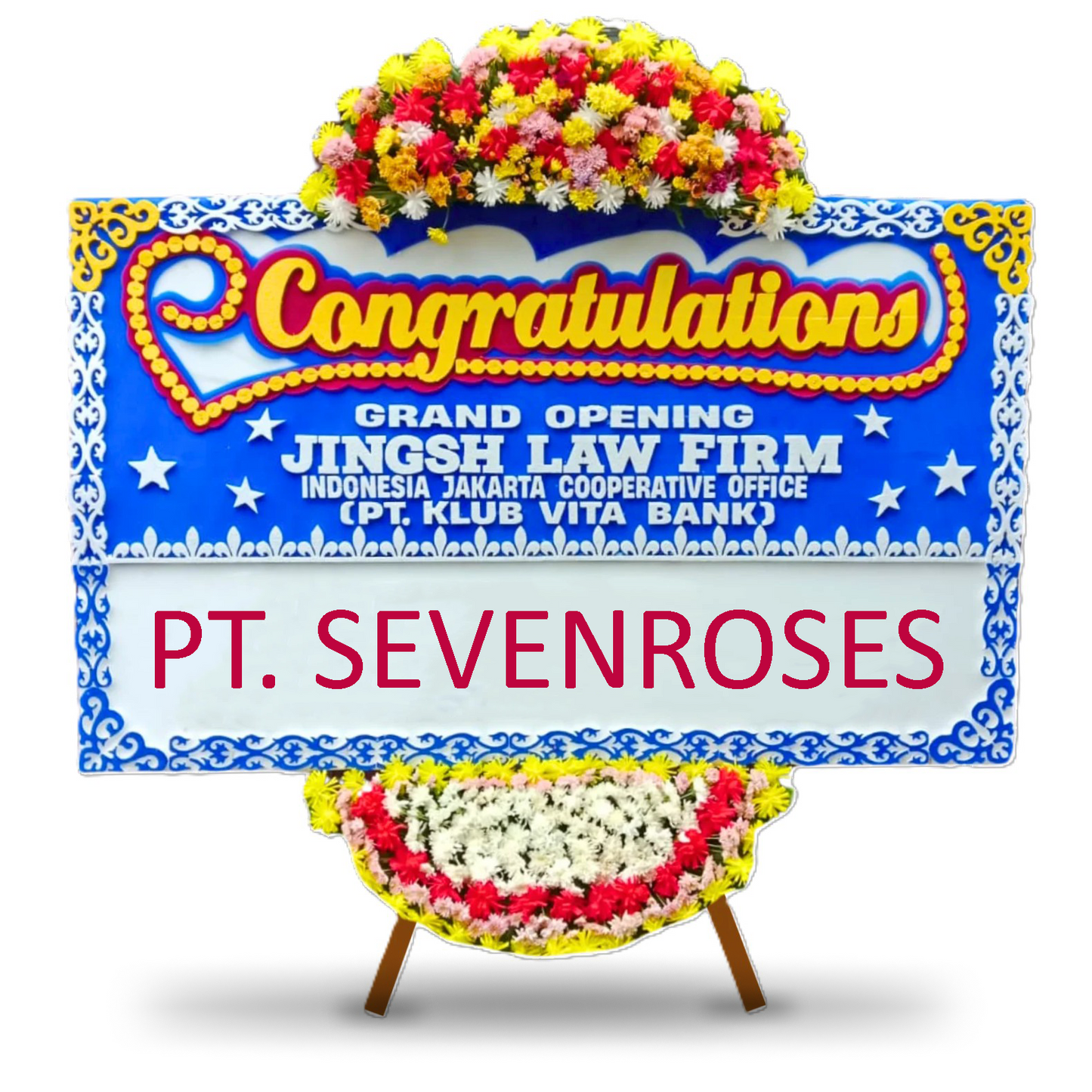 Papan Bunga, Congratulations, Selamat