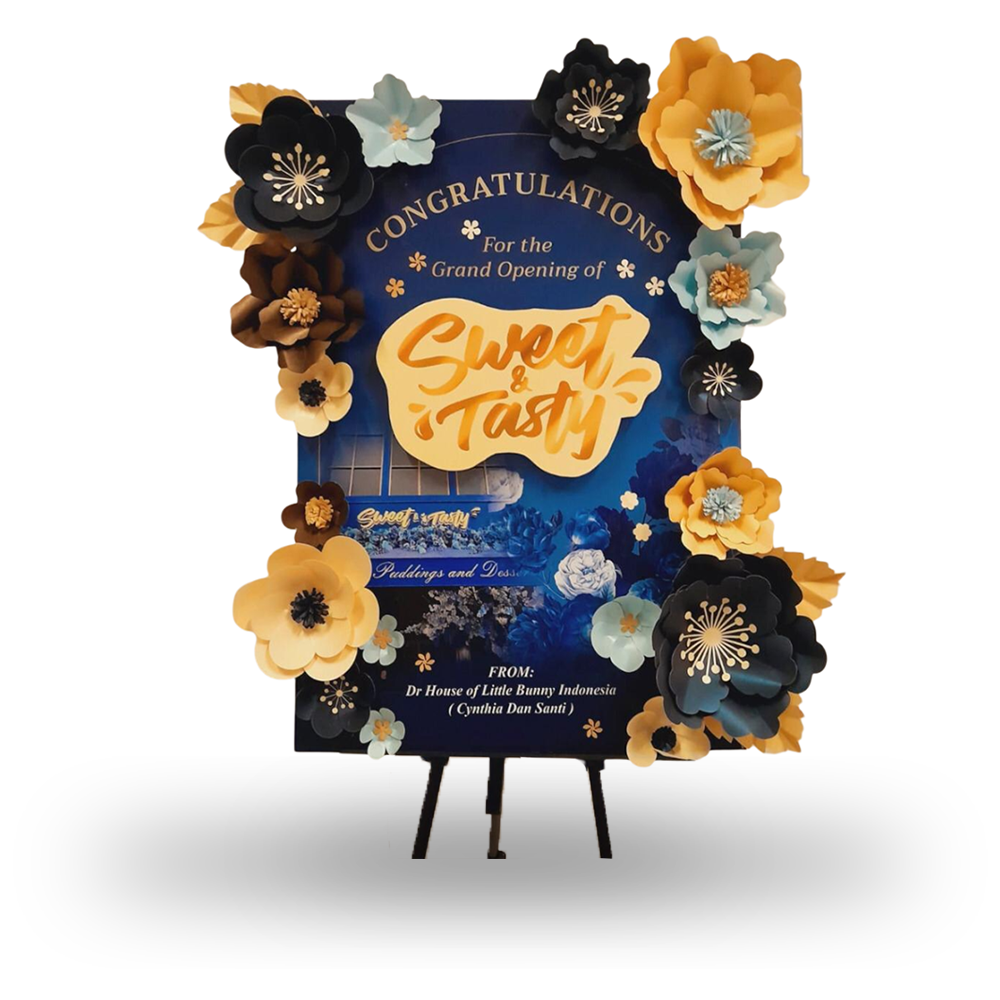 Papan Bunga, Premium, Grand Opening