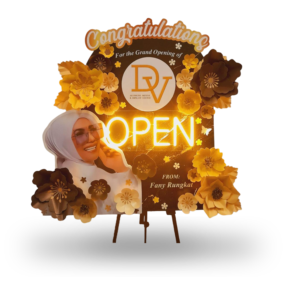 Papan Bunga, Premium, Elegan