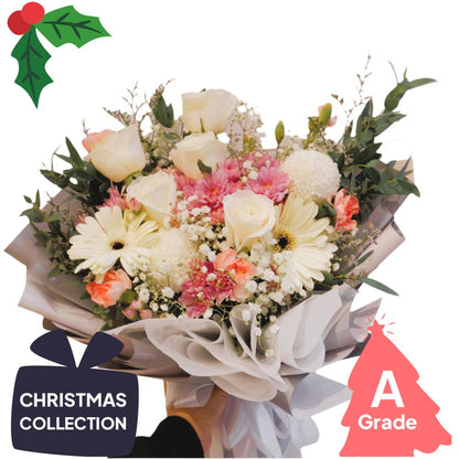 Christmas, Gerbera, Rose