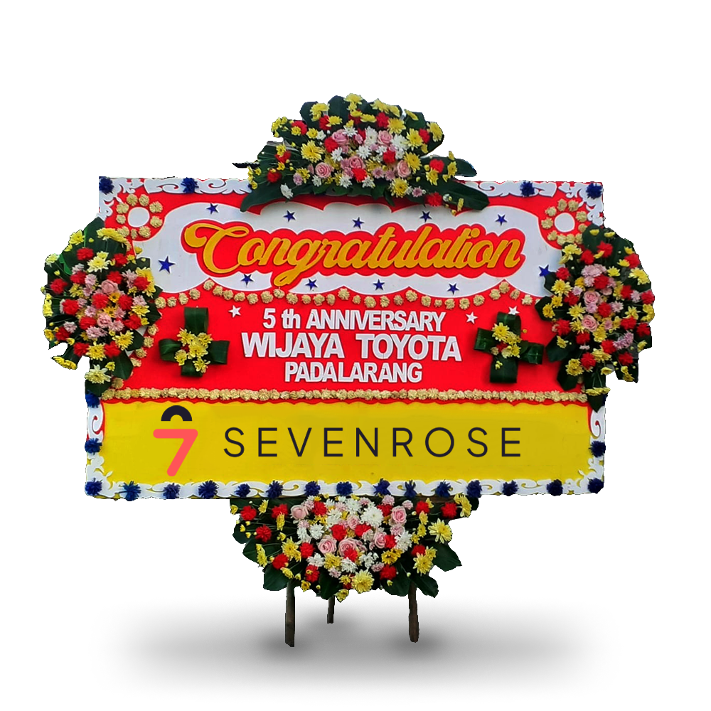 Papan Bunga, Congratulations, Orange