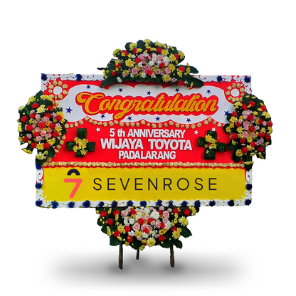 Papan Bunga, Congratulations, Orange