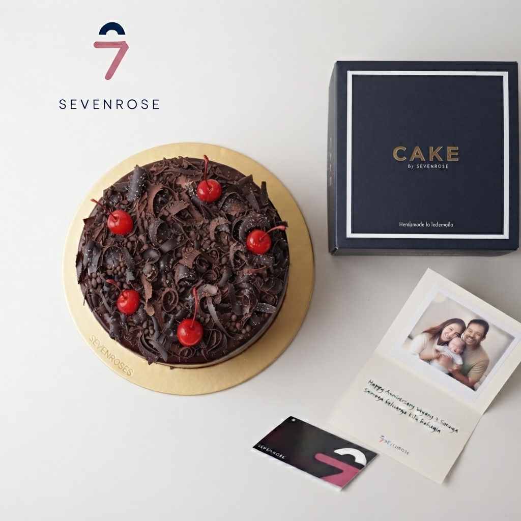 Cake, Chocolate, Ceri
