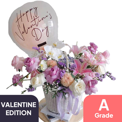 Valentine, Basket Flower, Lily