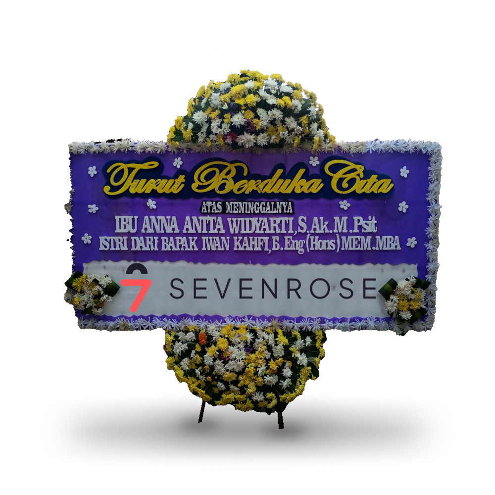 Papan Bunga, Duka Cita, Purple