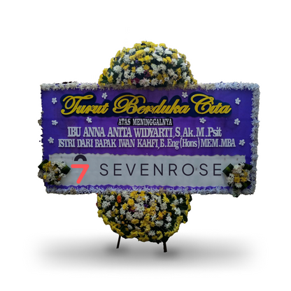 Papan Bunga, Duka Cita, Purple