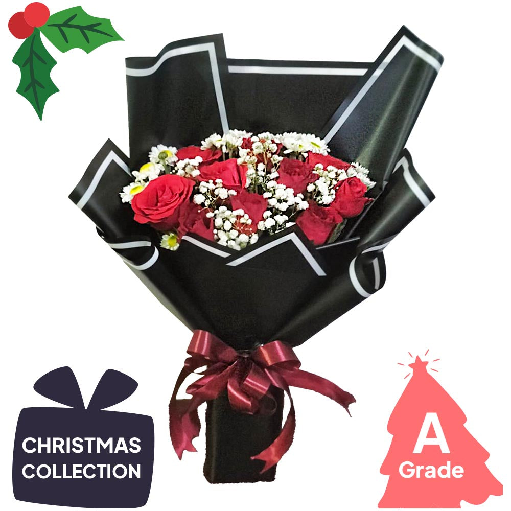 Christmas, Rose, Elegan