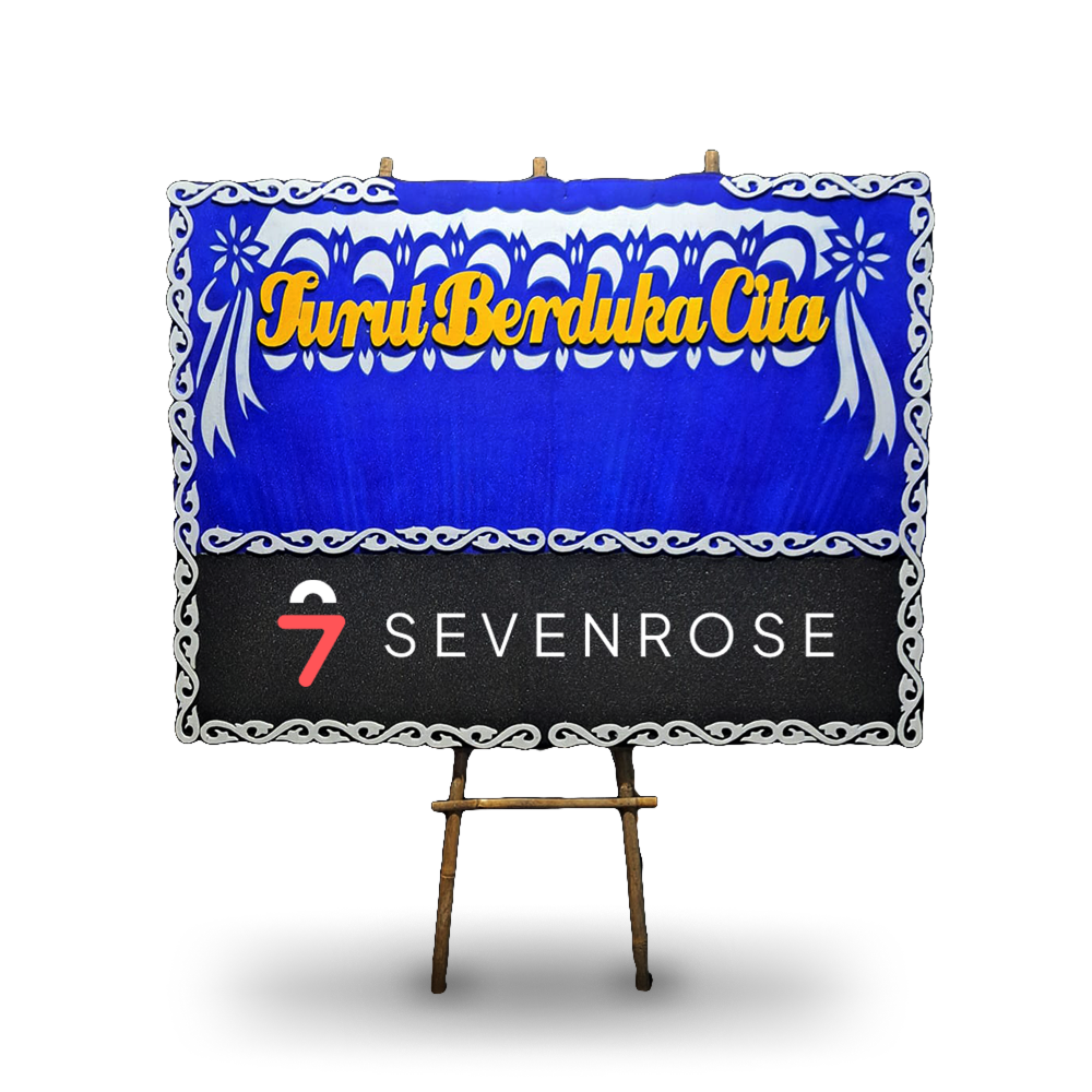 Papan Bunga, Biru, Hitam