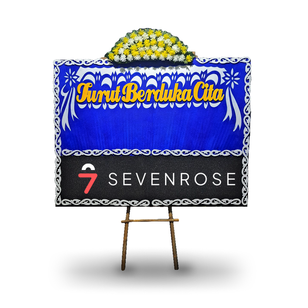 Biru, Hitam, Papan Bunga