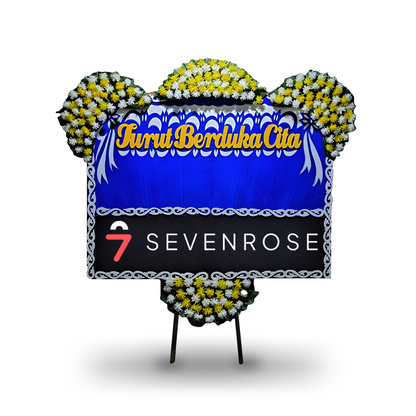 Papan Bunga, Duka Cita, Biru