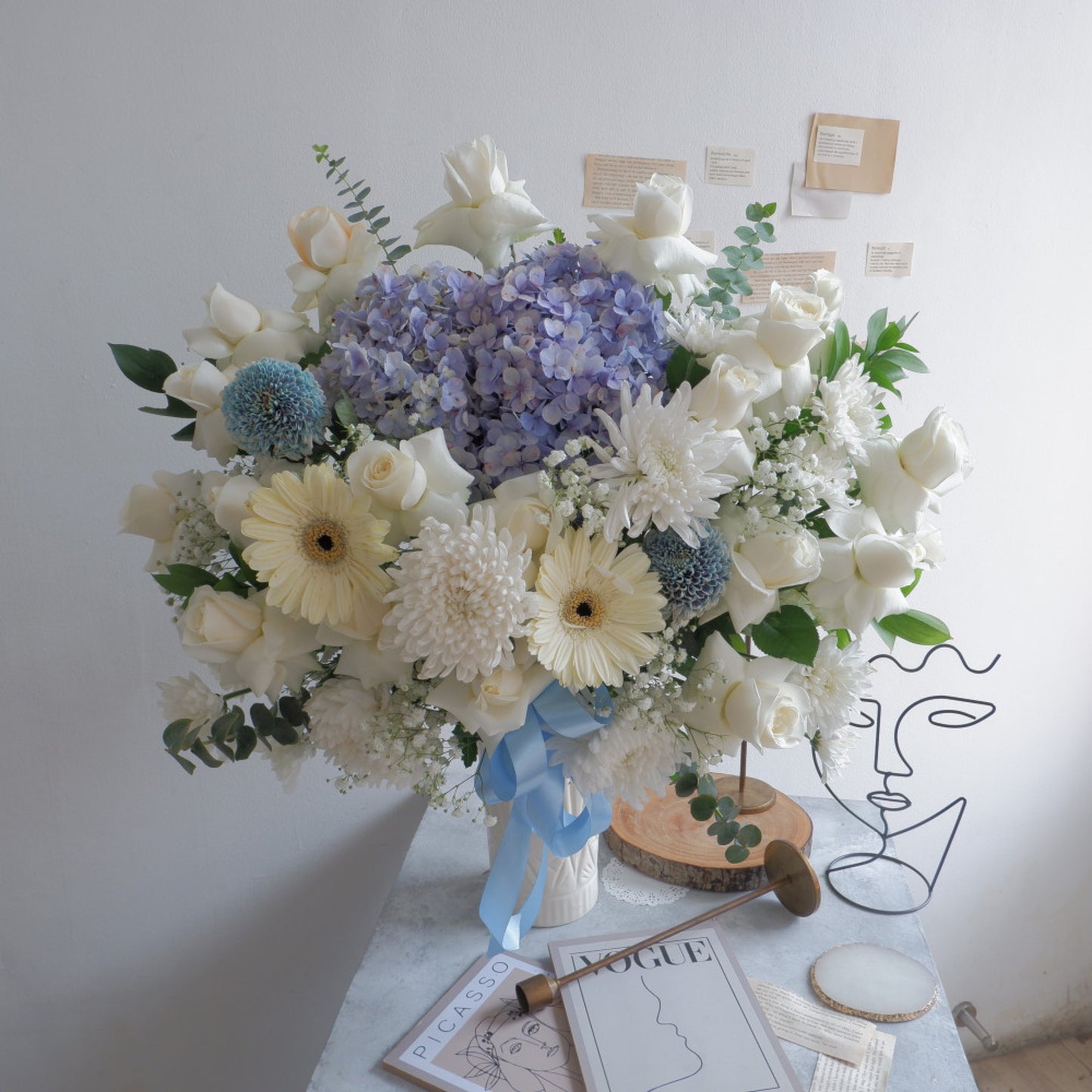 Hydrangea, Vase, Fresh