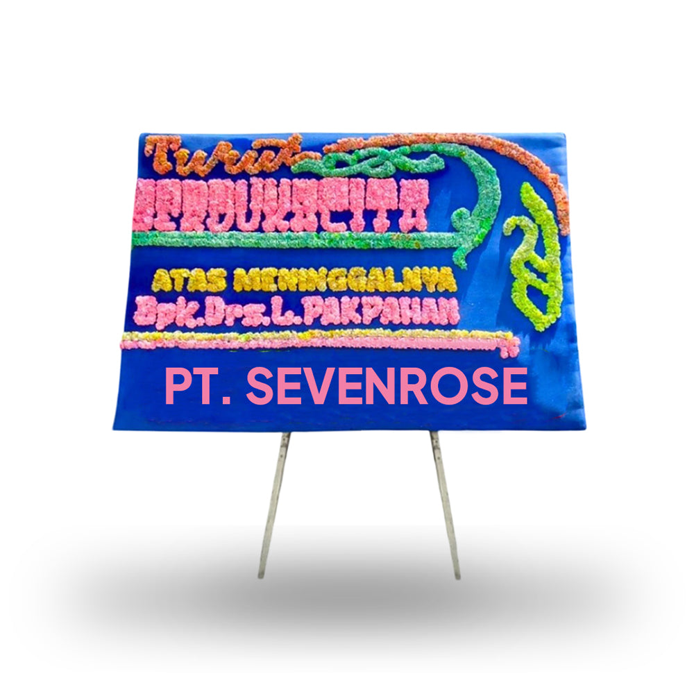 Papan Bunga, Biru, Duka Cita 