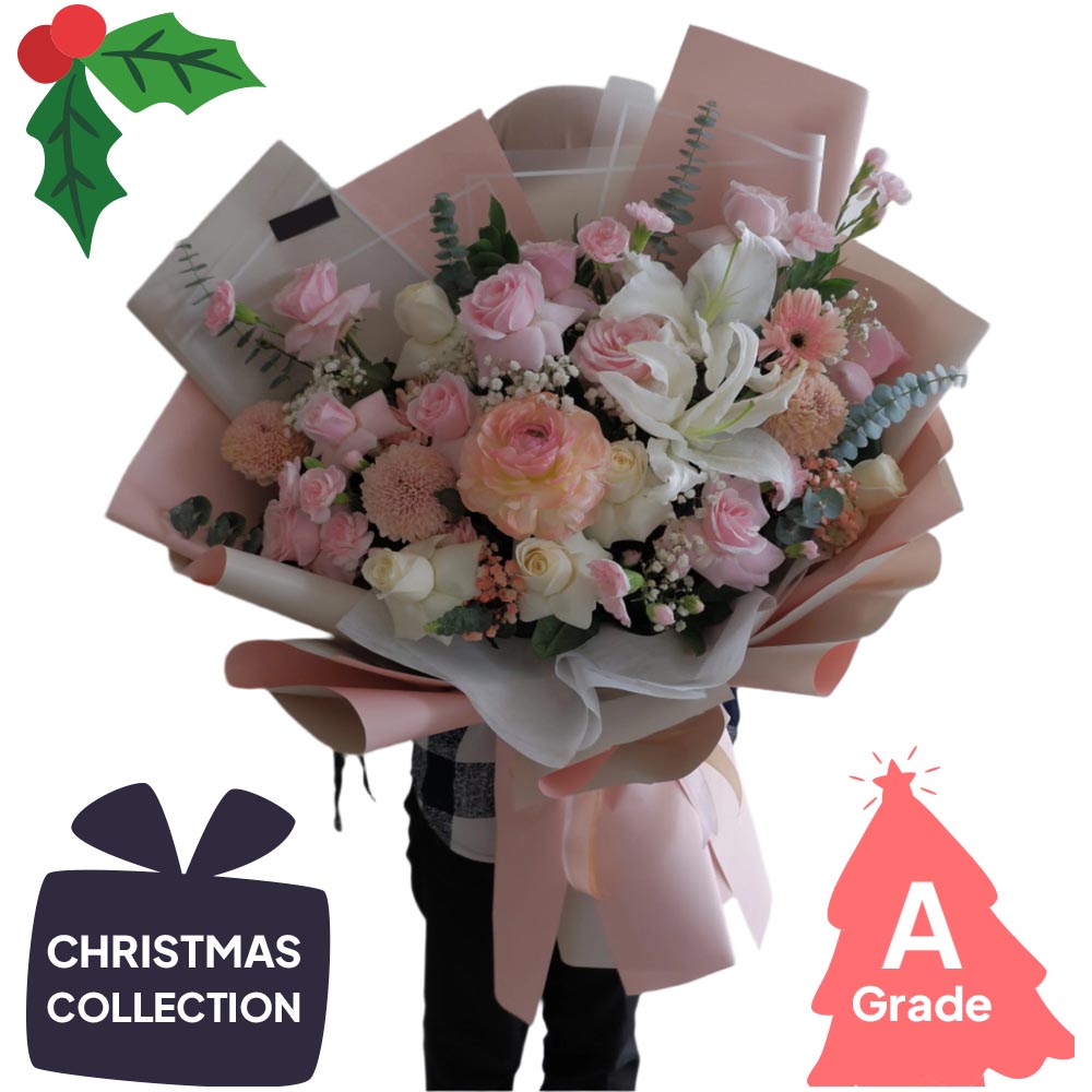 Christmas, Bouquet, Lily