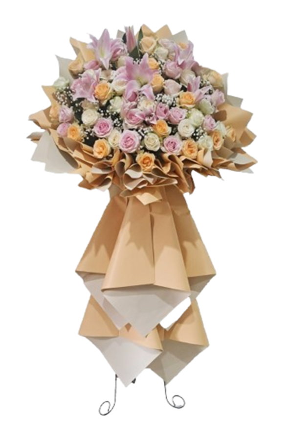 Standing Flower, Premium, Modern, Congratulation