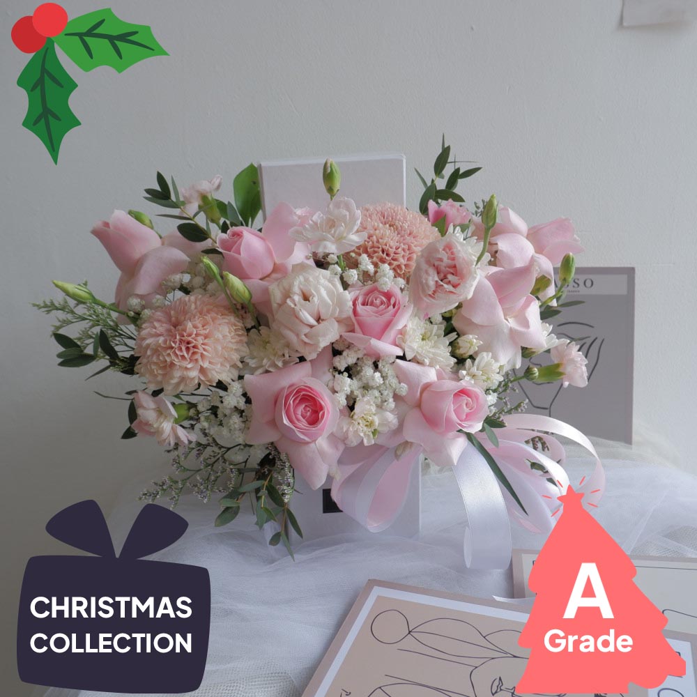 Christmas, Bloombox, Rose