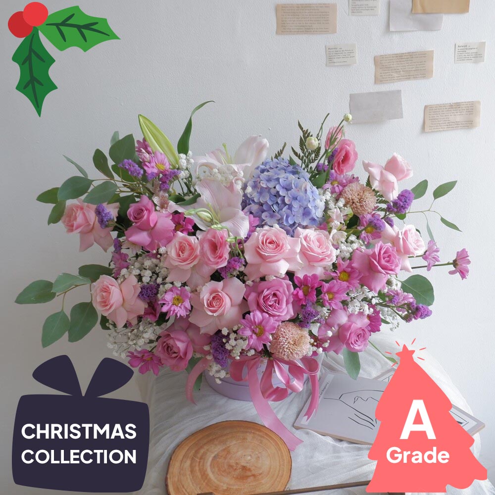 Christmas, Bloombox, Hydrangea