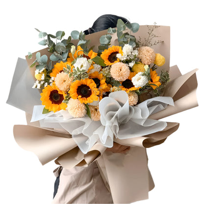 Sun Flower, Graduation, Bouquet Flower