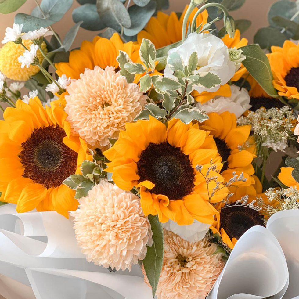 Sun Flower, Graduation, Bouquet