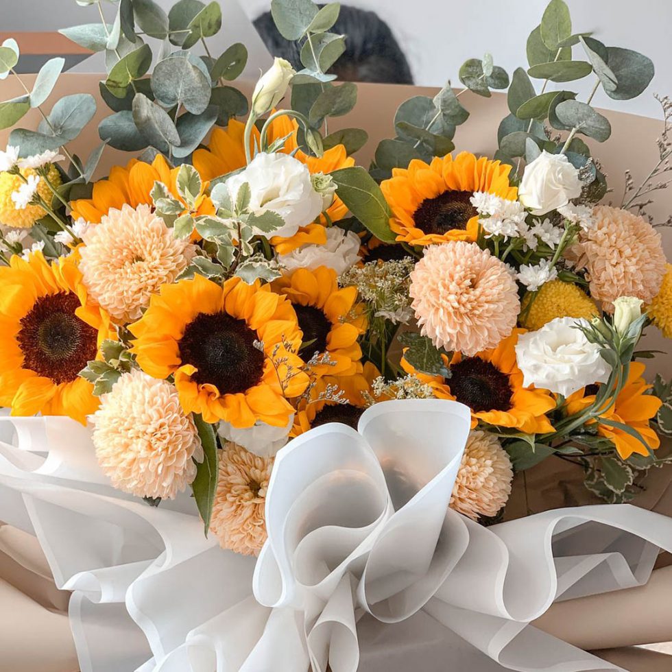 Sun Flower, Bouquet Flower, Graduation