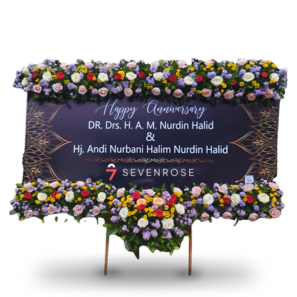 Papan Bunga, Anniversary, Black