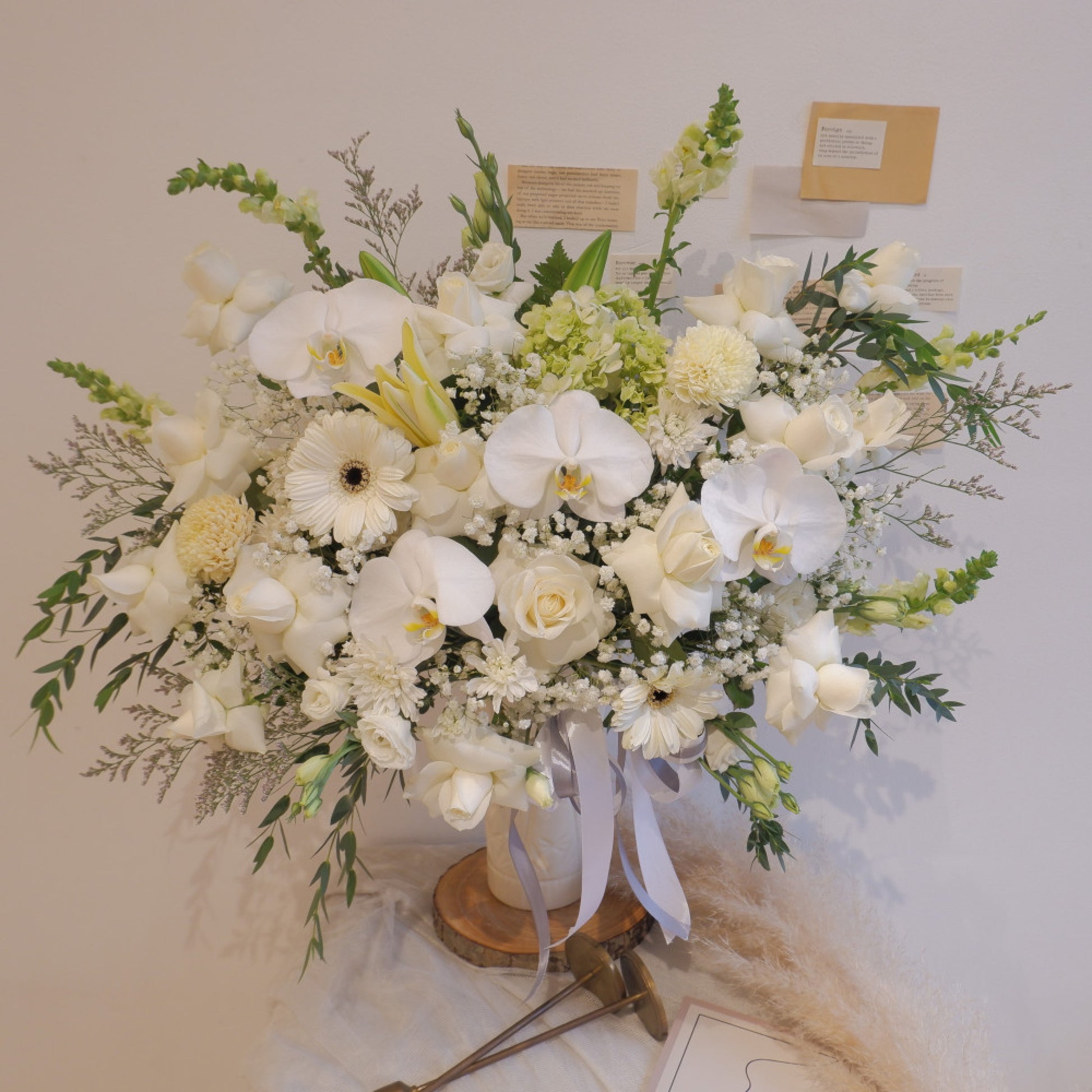 Vase, Garbera, Hydrangea