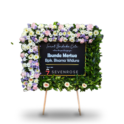 Papan Bunga, Duka Cita, Black