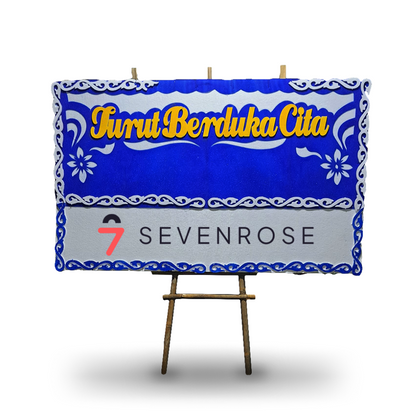 Papan Bunga, Duka CIta, Biru