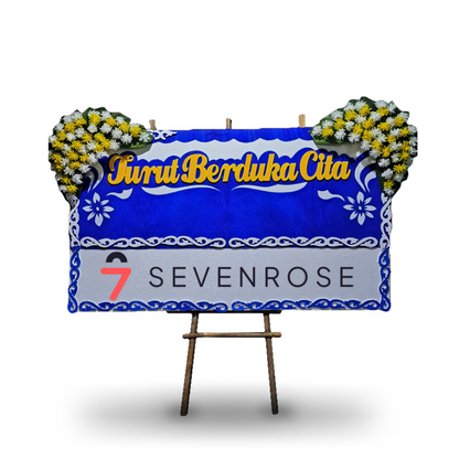 Papan Bunga, Belasungkawa, Biru