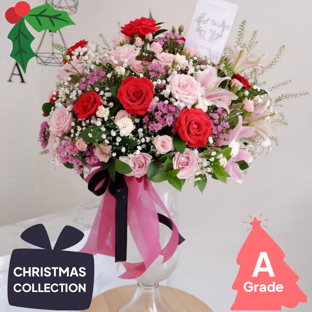 Christmas, Vase, Fresh