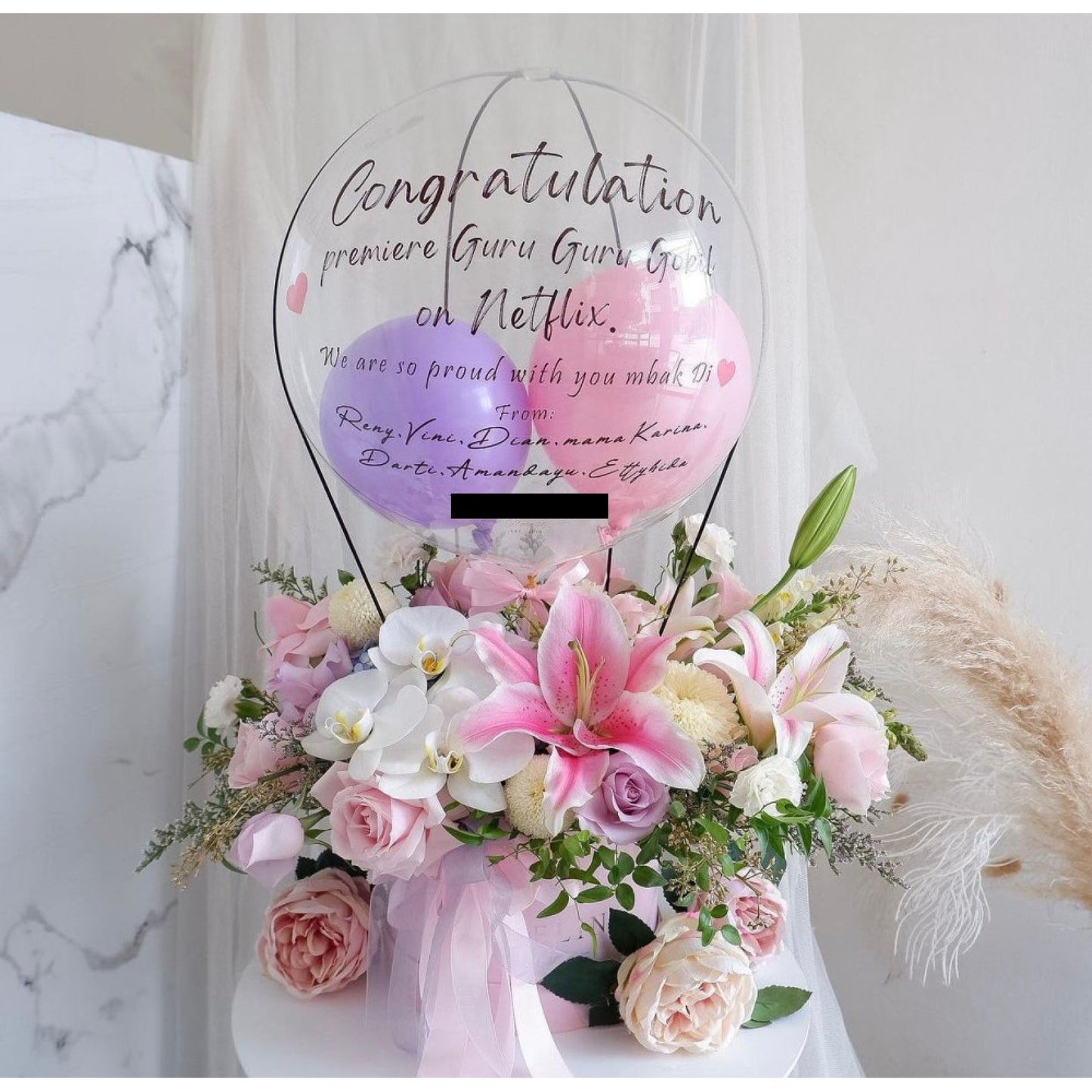 HotAir BloomBox, Elegan, Graduation