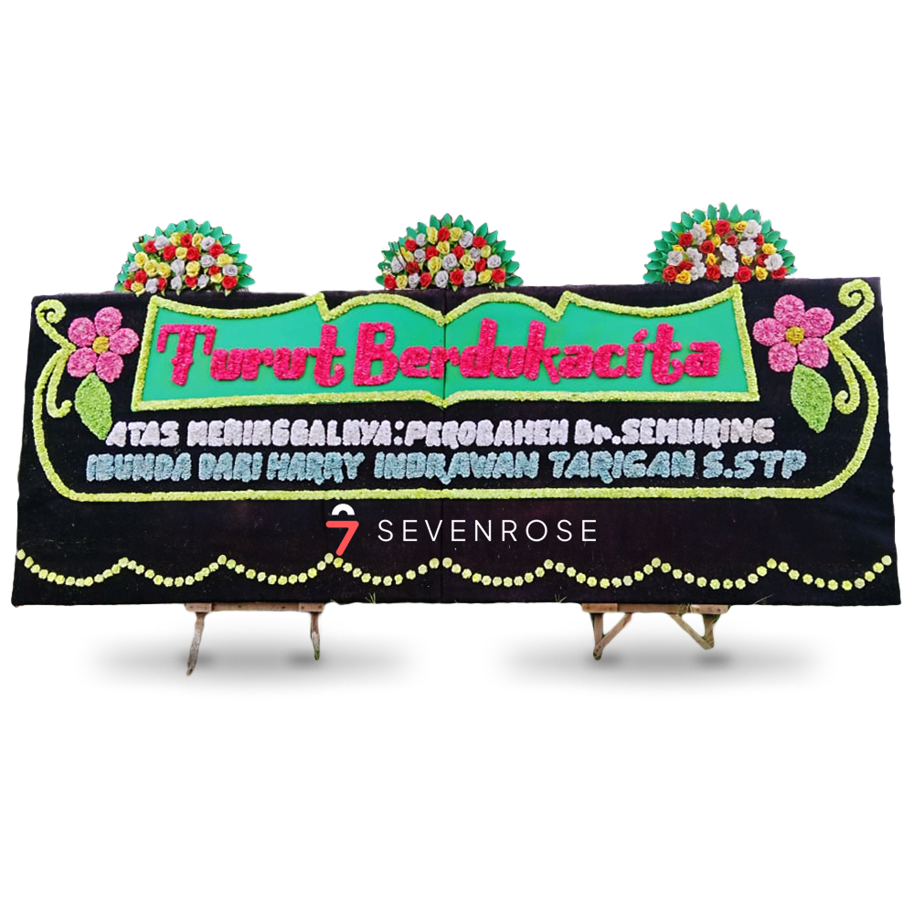 Papan Bunga, Black, Duka Cita