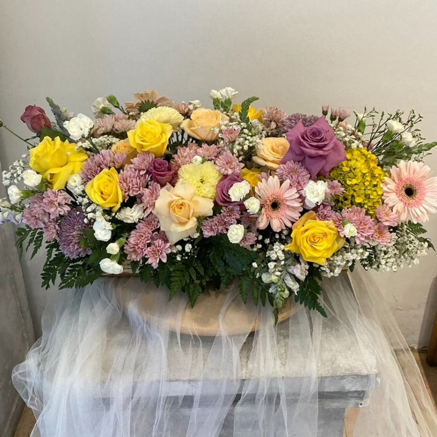Fresh Flower, Basket Flower, Grand Opening