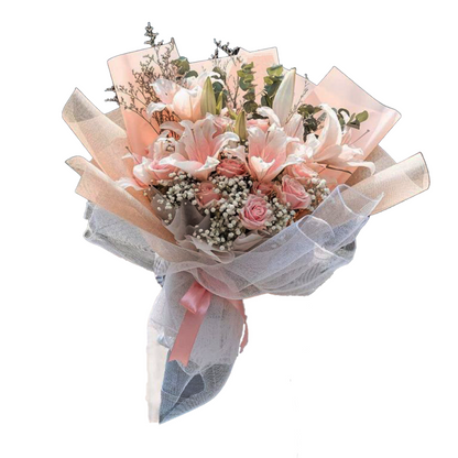 Bouquet Flower, Graduation, Lily