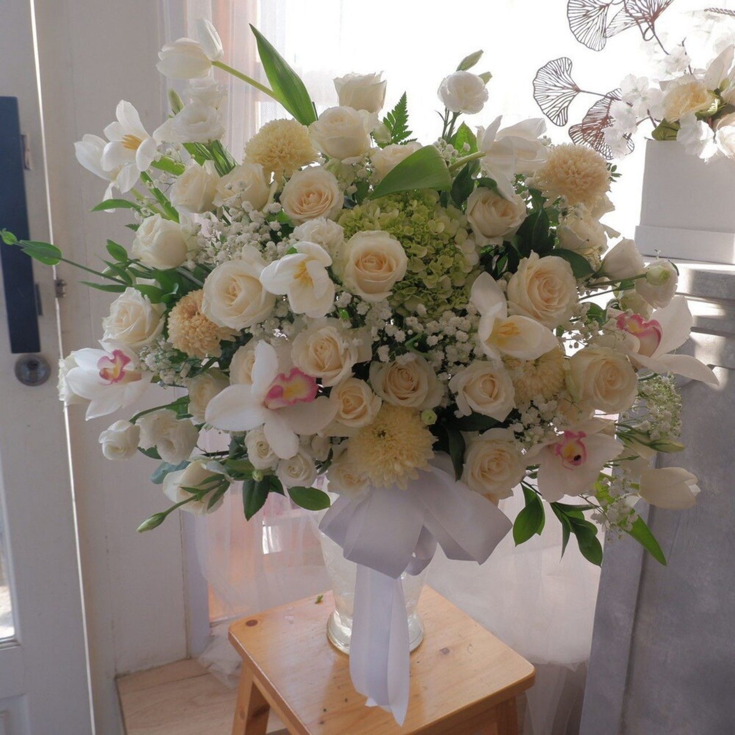 Rose, Lily, Vase