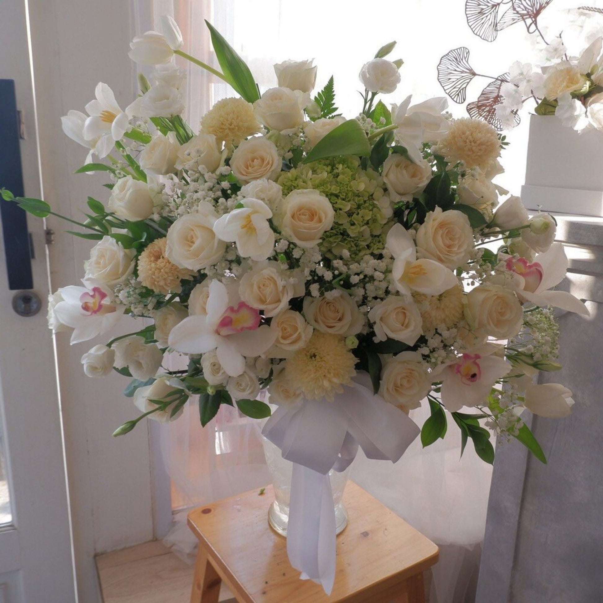 Rose, Lily, Vase