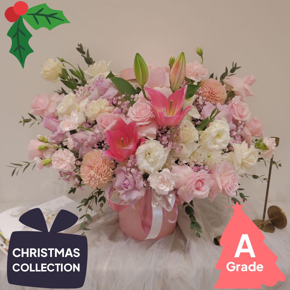 Christmas, Bloombox, Rose