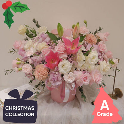 Christmas, Bloombox, Rose