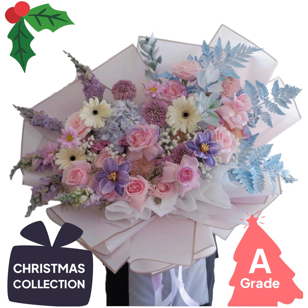 Christmas, Bouquet, Hydrangea