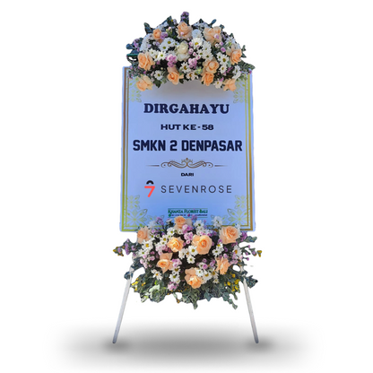 Papan Bunga, White, Dirgahayu