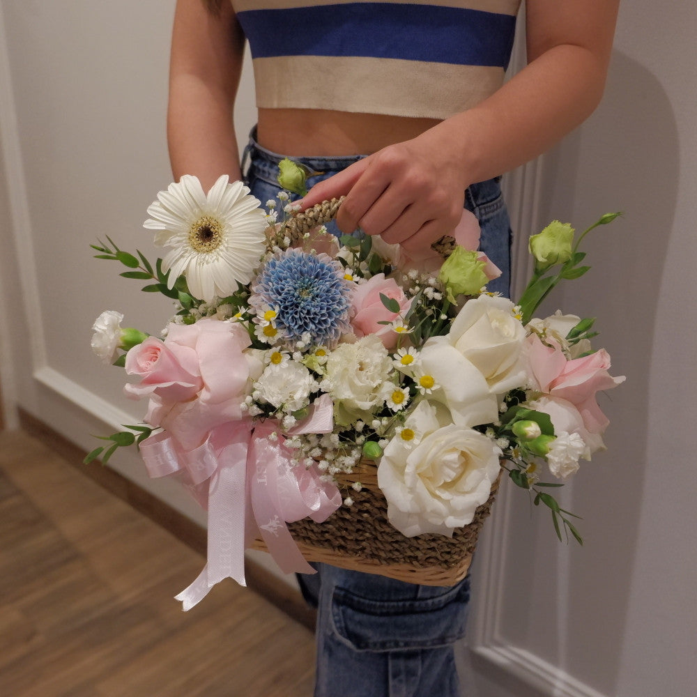 Basket Flower, Graduation, Elegan