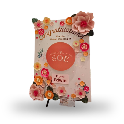 Papan Bunga, Congratulations, Grand Opening