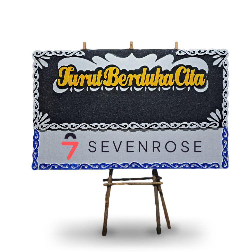 Papan Bunga, Belasungkawa, Hitam