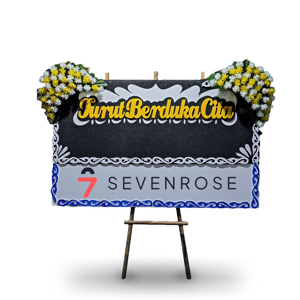 Papan Bunga, Duka Cita, Hitam